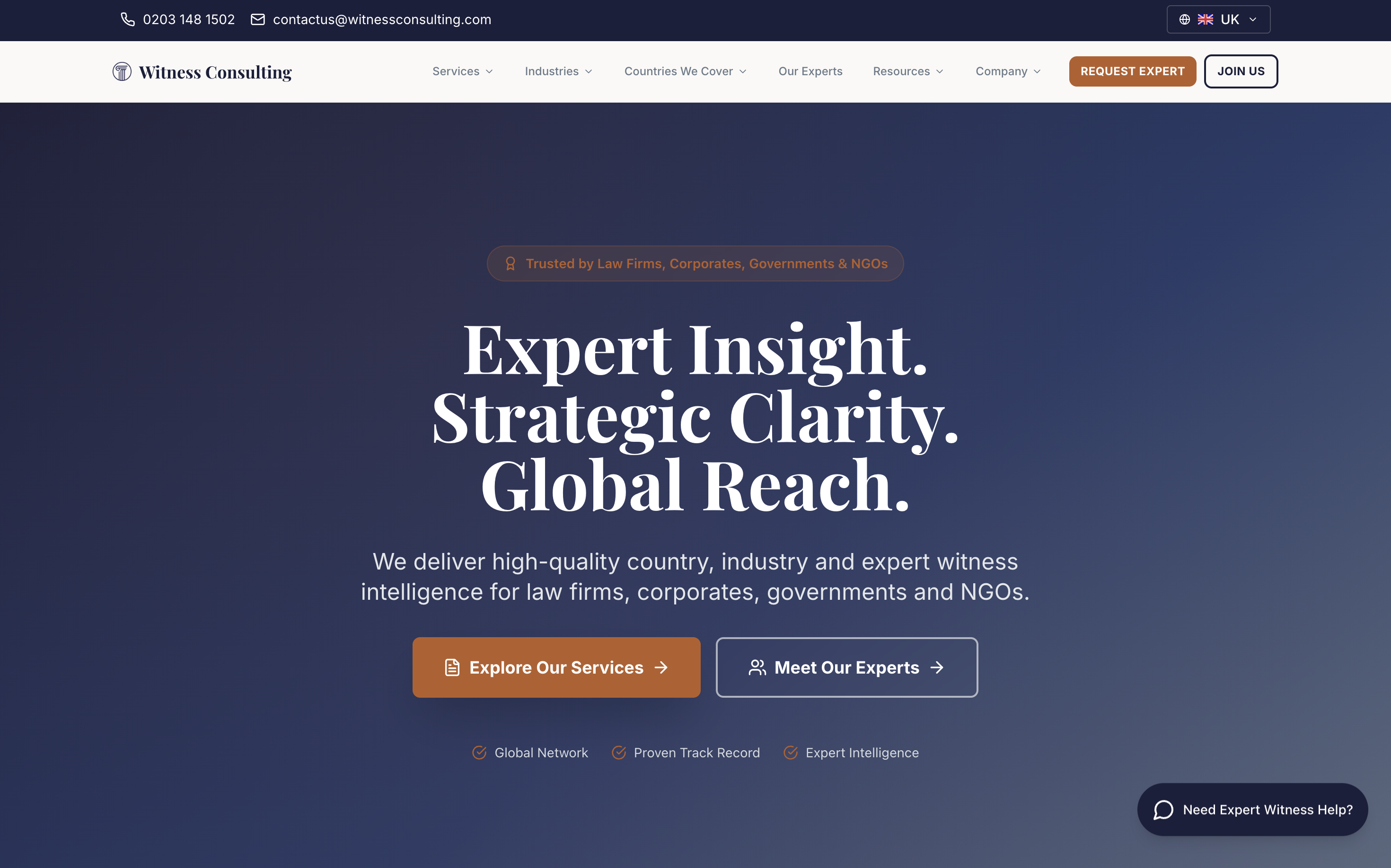 Witness Consulting Case Study